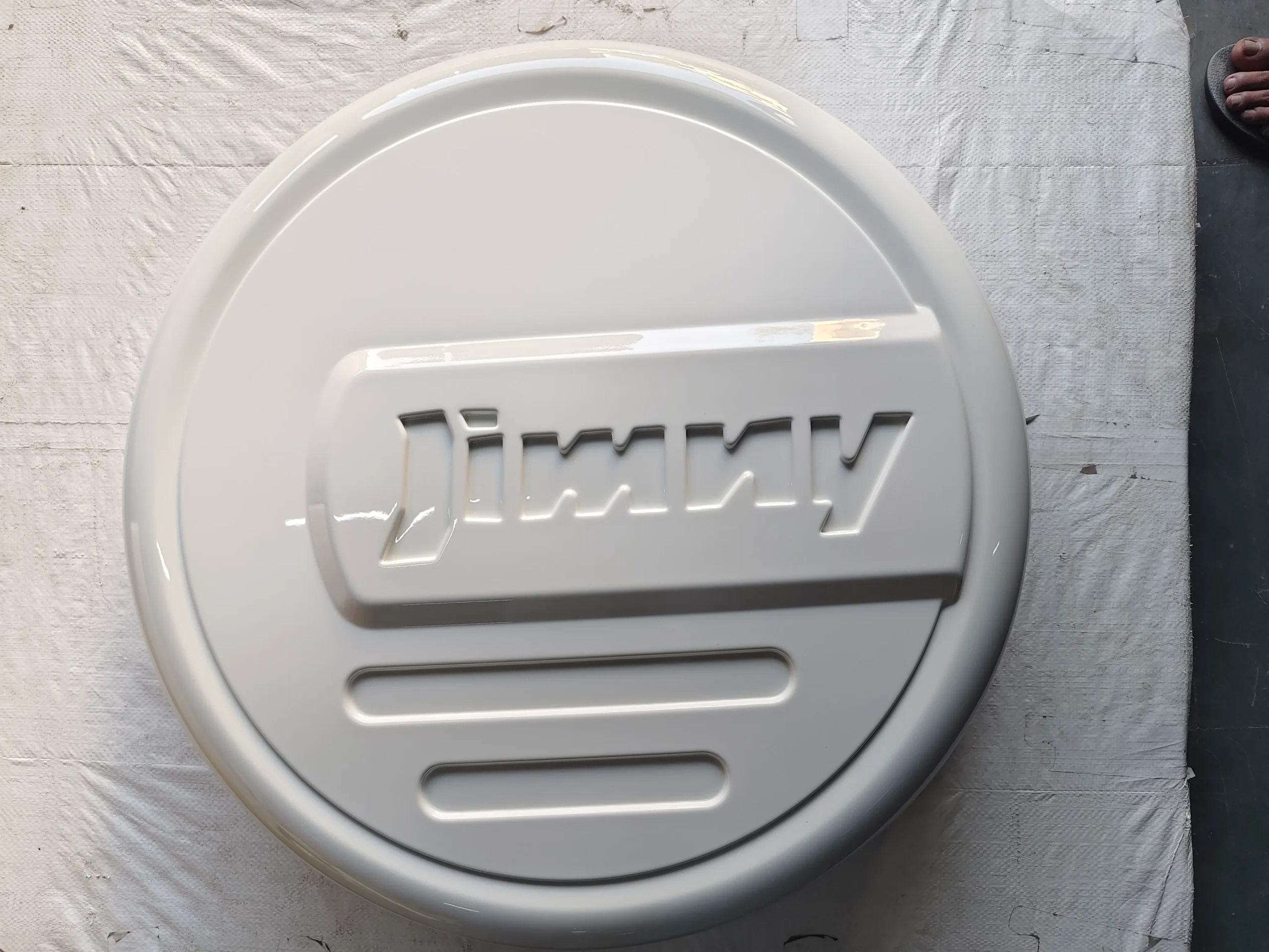 Suzuki Jimny Stepney Cover (white) suzuki jimny stepney cover (white)