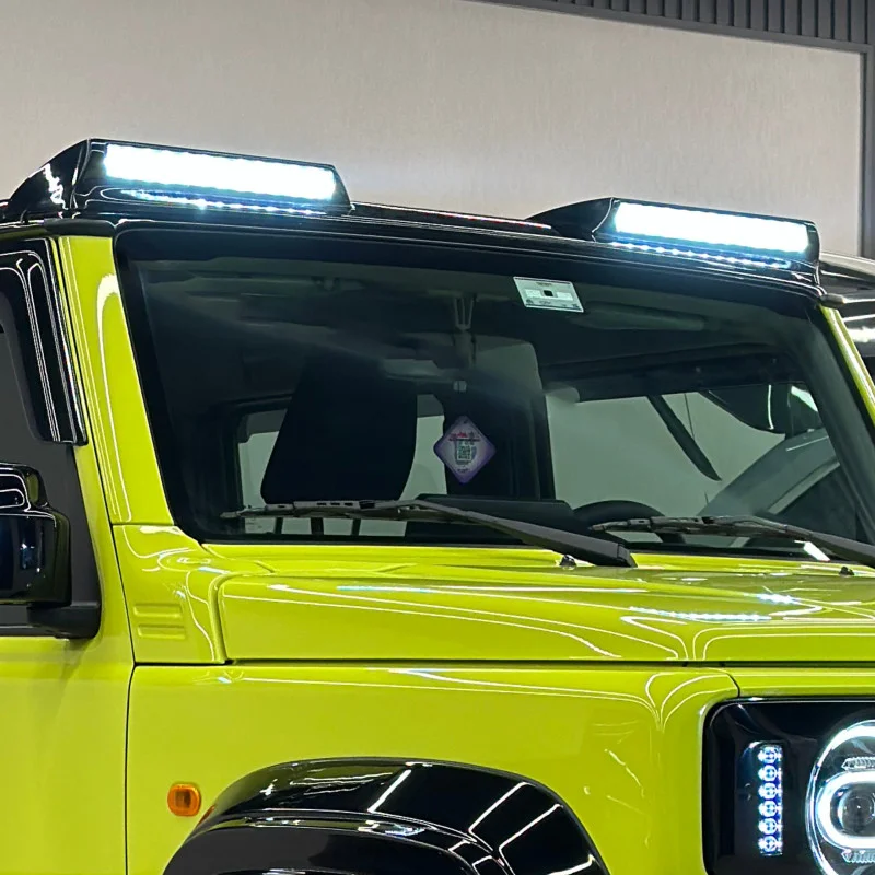 Maruti Suzuki Jimny Front Roof Spoiler With LED - Image 2